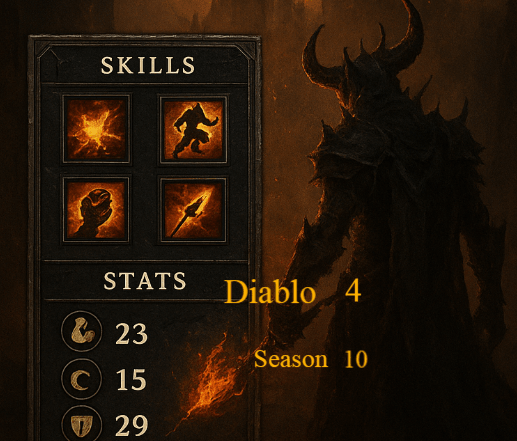 Diablo 4 S10: Focus on Skills and Stats